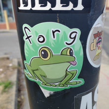 Load image into Gallery viewer, Forg 3" Vinyl Sticker
