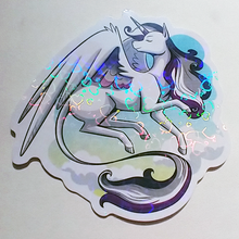 Load image into Gallery viewer, Unicorn Pride 2.5" Vinyl Holo Stickers