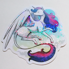 Load image into Gallery viewer, Unicorn Pride 2.5" Vinyl Holo Stickers
