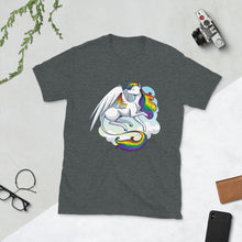 Load image into Gallery viewer, LGBT Pride Unicorn Short-Sleeve Unisex T-Shirt