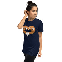 Load image into Gallery viewer, Fox Heart T-Shirt (unisex)