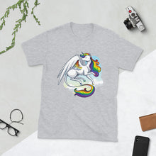 Load image into Gallery viewer, LGBT Pride Unicorn Short-Sleeve Unisex T-Shirt