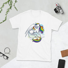 Load image into Gallery viewer, LGBT Pride Unicorn Short-Sleeve Unisex T-Shirt