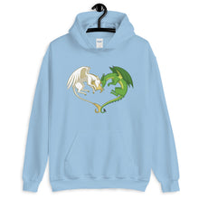 Load image into Gallery viewer, Unicorn and Dragon Heart Hoodie (unisex)