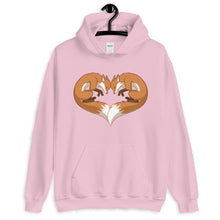 Load image into Gallery viewer, Fox Heart Hoodie (unisex)