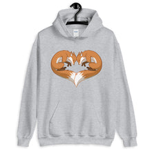 Load image into Gallery viewer, Fox Heart Hoodie (unisex)