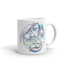 Load image into Gallery viewer, Trans Pride White Unicorn glossy mug