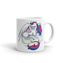 Load image into Gallery viewer, Bi Pride Unicorn White glossy mug
