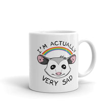 Load image into Gallery viewer, Actually Very Sad White glossy mug