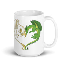 Load image into Gallery viewer, Unicorn and Dragon Heart Mug