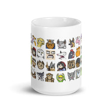 Load image into Gallery viewer, Emojis White glossy mug