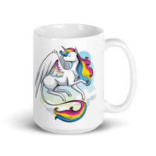 Load image into Gallery viewer, Pan Pride Unicorn White glossy mug