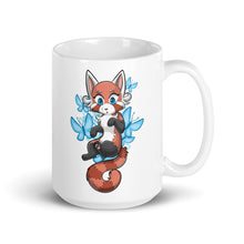 Load image into Gallery viewer, Flutter Panda White glossy mug