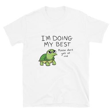 Please Don't Yell T-shirt (unisex)