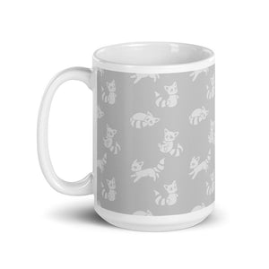 Raccoon Tiled Mug