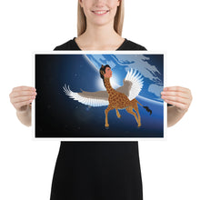 Load image into Gallery viewer, Zach Biraffe the Magical Giraffe Matte Poster