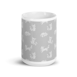 Raccoon Tiled Mug