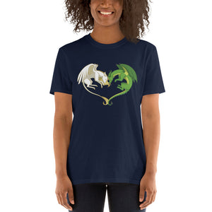Unicorn and Dragon Heart T-Shirt (unisex)