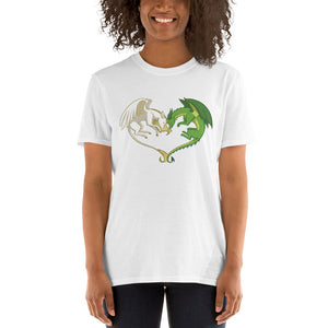 Unicorn and Dragon Heart T-Shirt (unisex)