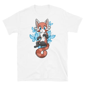 Flutter Panda Short-Sleeve Unisex T-Shirt