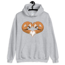 Load image into Gallery viewer, Fox Heart Hoodie (unisex)