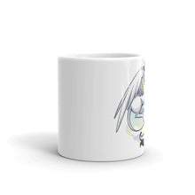 Load image into Gallery viewer, Enby Pride Unicorn White glossy mug