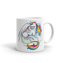 Load image into Gallery viewer, Pan Pride Unicorn White glossy mug